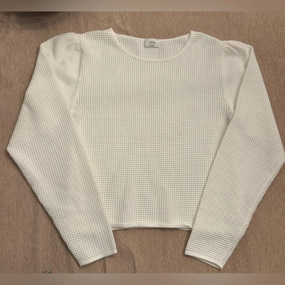 NWOT! Aritzia Wilfred Rosetta Sweater, sz L - Picture 4 of 8